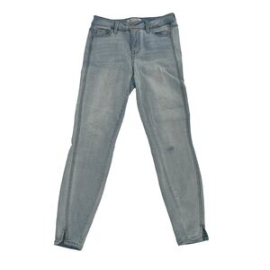 Realm Denim Distressed Notched Leg Skinny Jeans Size 27 Women’s